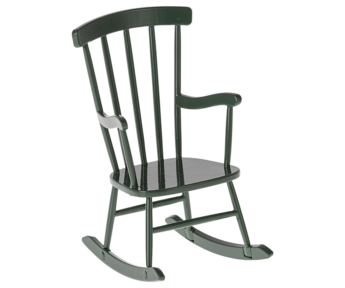 Rocking Chair, Mouse - Dark Green