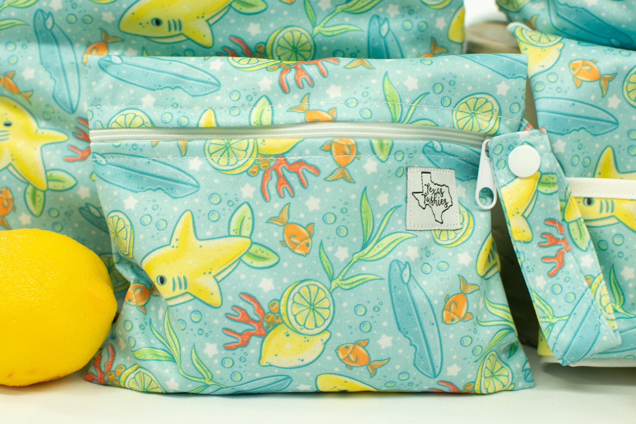 Lemon Shark - Mini Wet Bag
