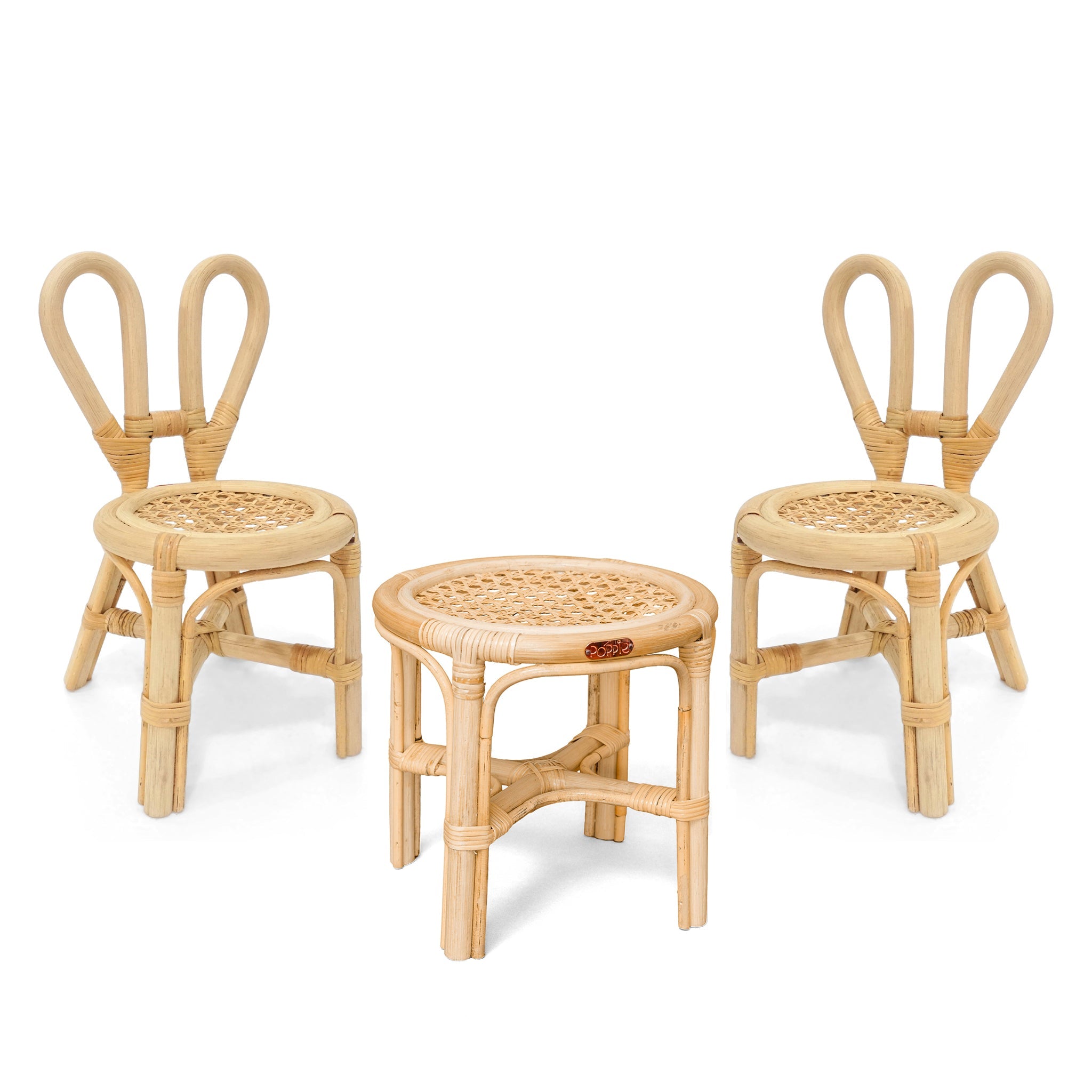 Poppie Mini Table & Chairs Set for Dolls