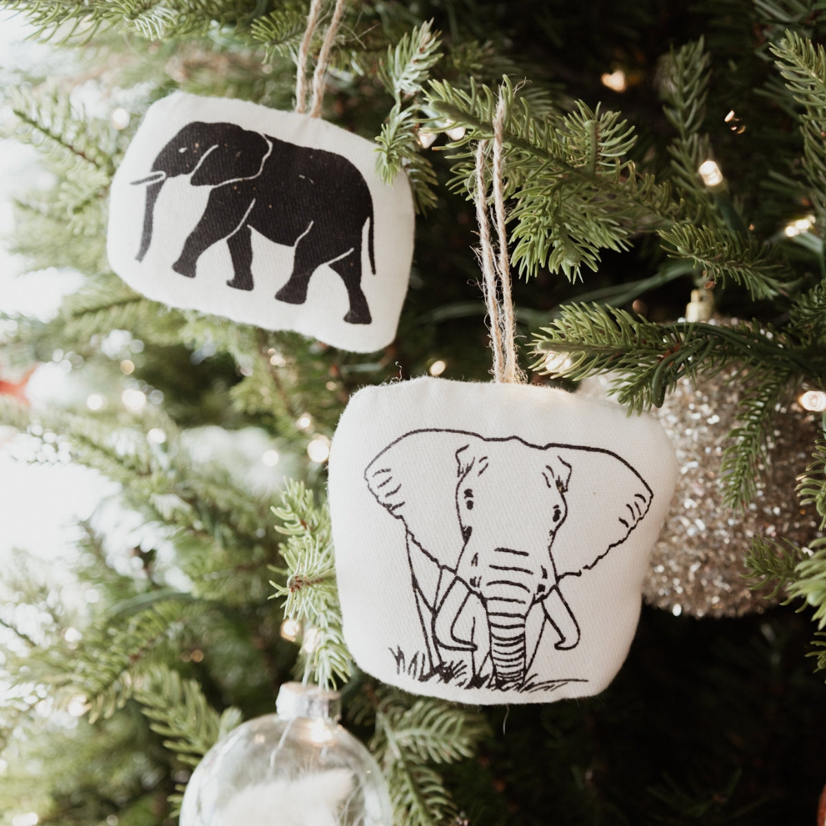 mara elephant ornament set