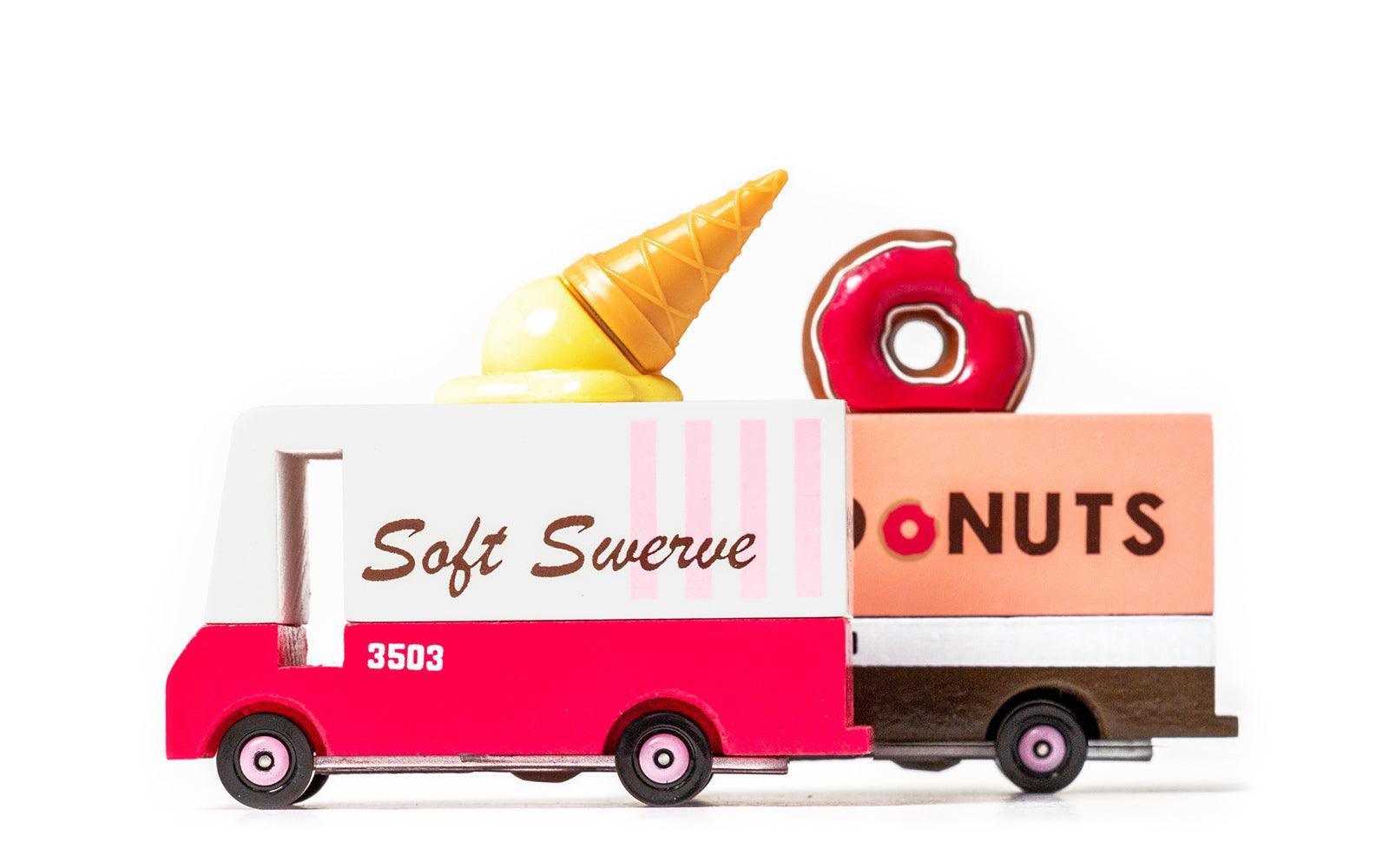 Candycar Sweet Duo - Ice Cream Van + Donut Van - Why and Whale