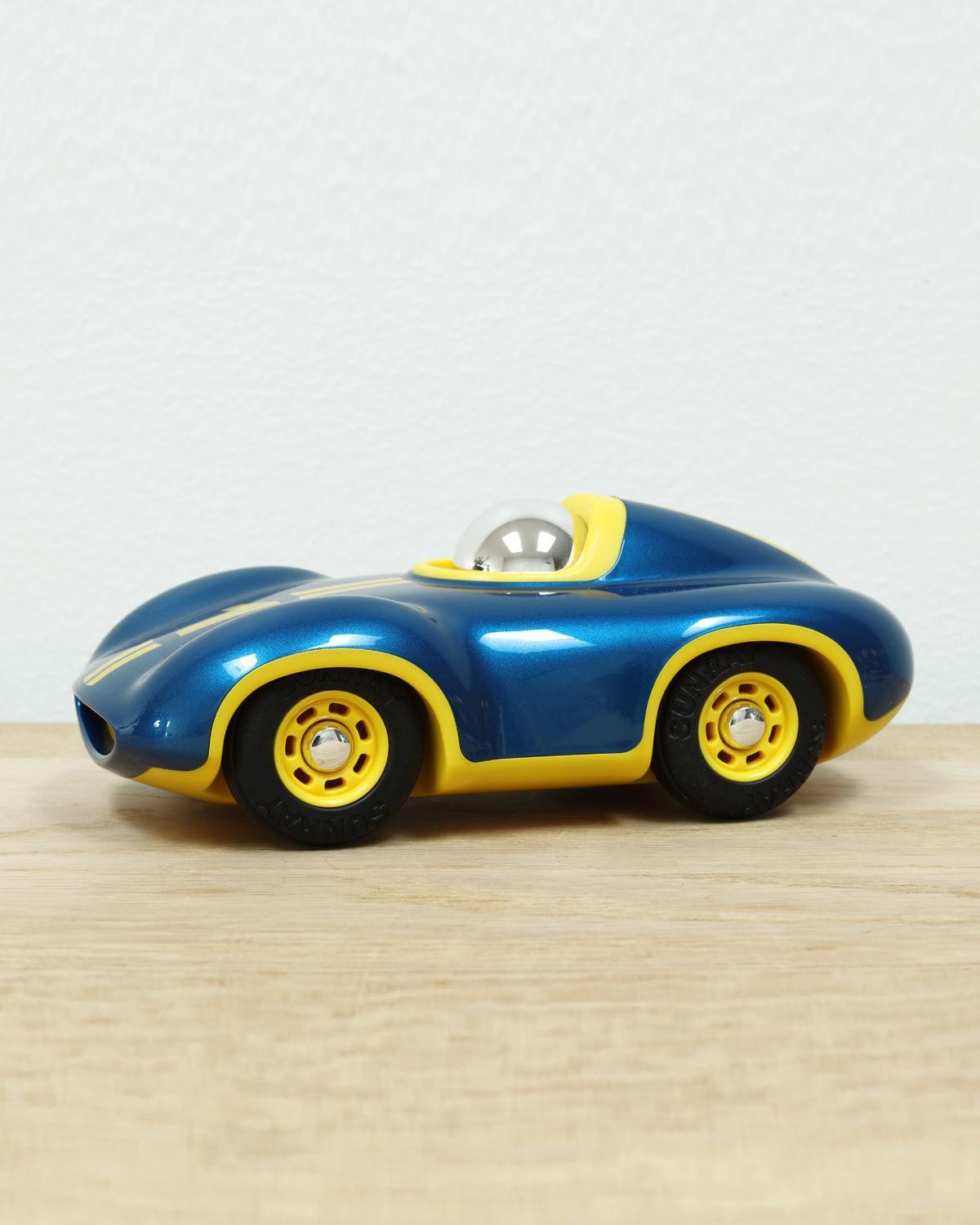 Car Min Speedy Le Mans Blue Yellow - Why and Whale