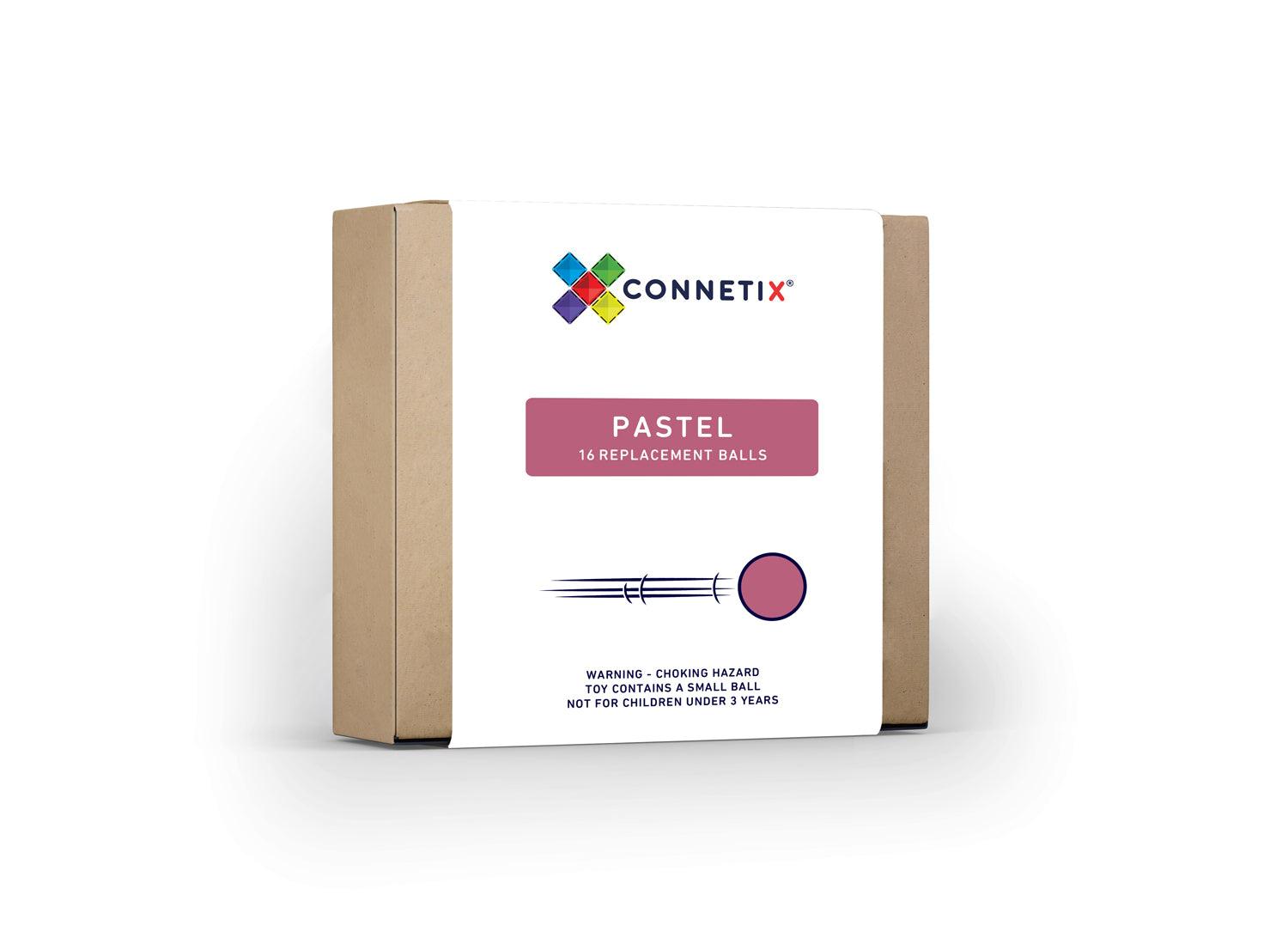 Connetix Tiles 16 Pc Pastel Replacement Ball Pack - Why and Whale
