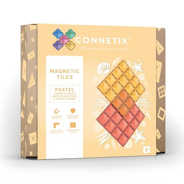 Connetix Tiles 2 Piece Base Plate Pack - Why and Whale