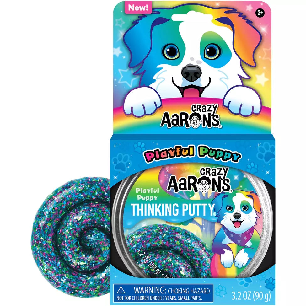 Crazy Aaron's Putty Pets -- Playful Puppy - Why and Whale