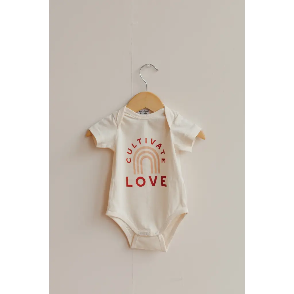 Cultivate Love Organic Cotton Baby Bodysuit