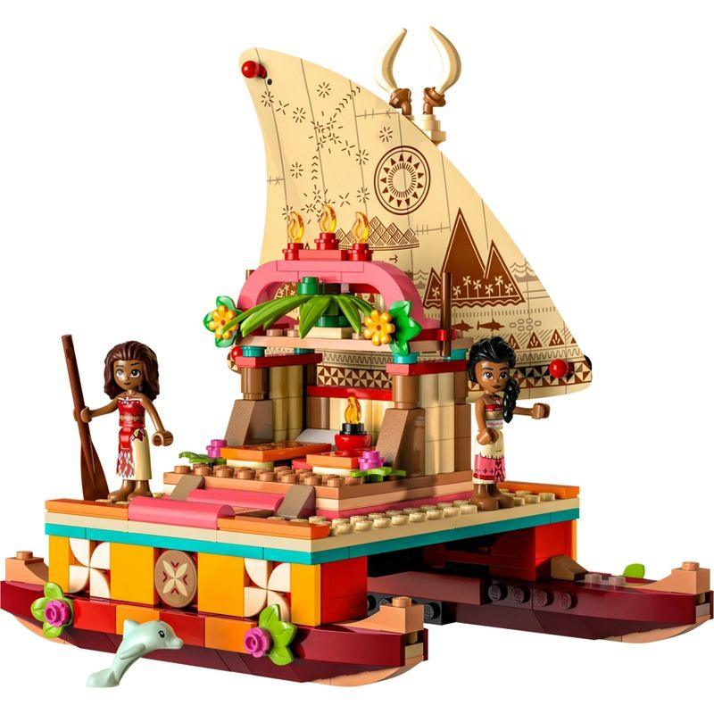 Disney Moana Wayfinding Boat Building Toy Set - Why and Whale