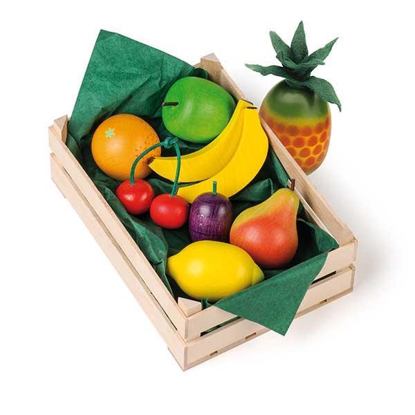 Fruits in Crate Pretend Food, Large - Why and Whale