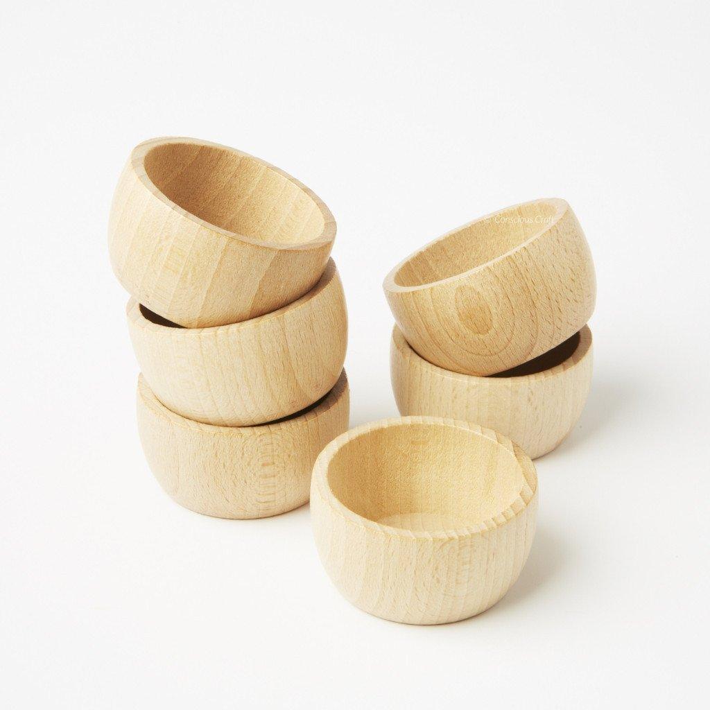Grapat - Set of 6 Natural Bowls - Why and Whale
