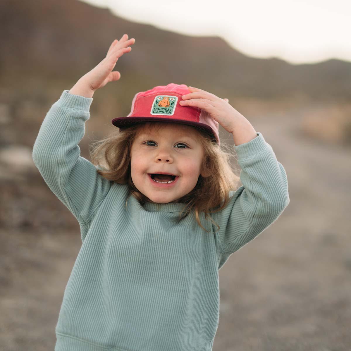 Happiest Camper Bear Kids Hat