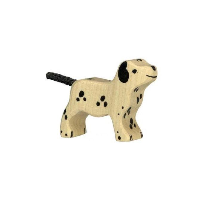 Holztiger - Wooden Animal - Dalmatian, small, standing - Why and Whale