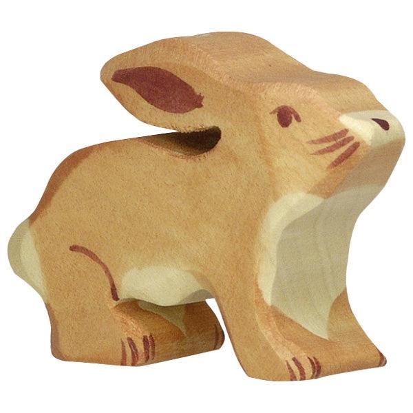 Holztiger - Wooden Animal - Hare, small - Why and Whale