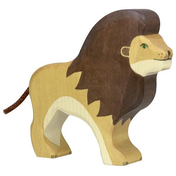 Holztiger - Wooden Animal - Lion - Why and Whale