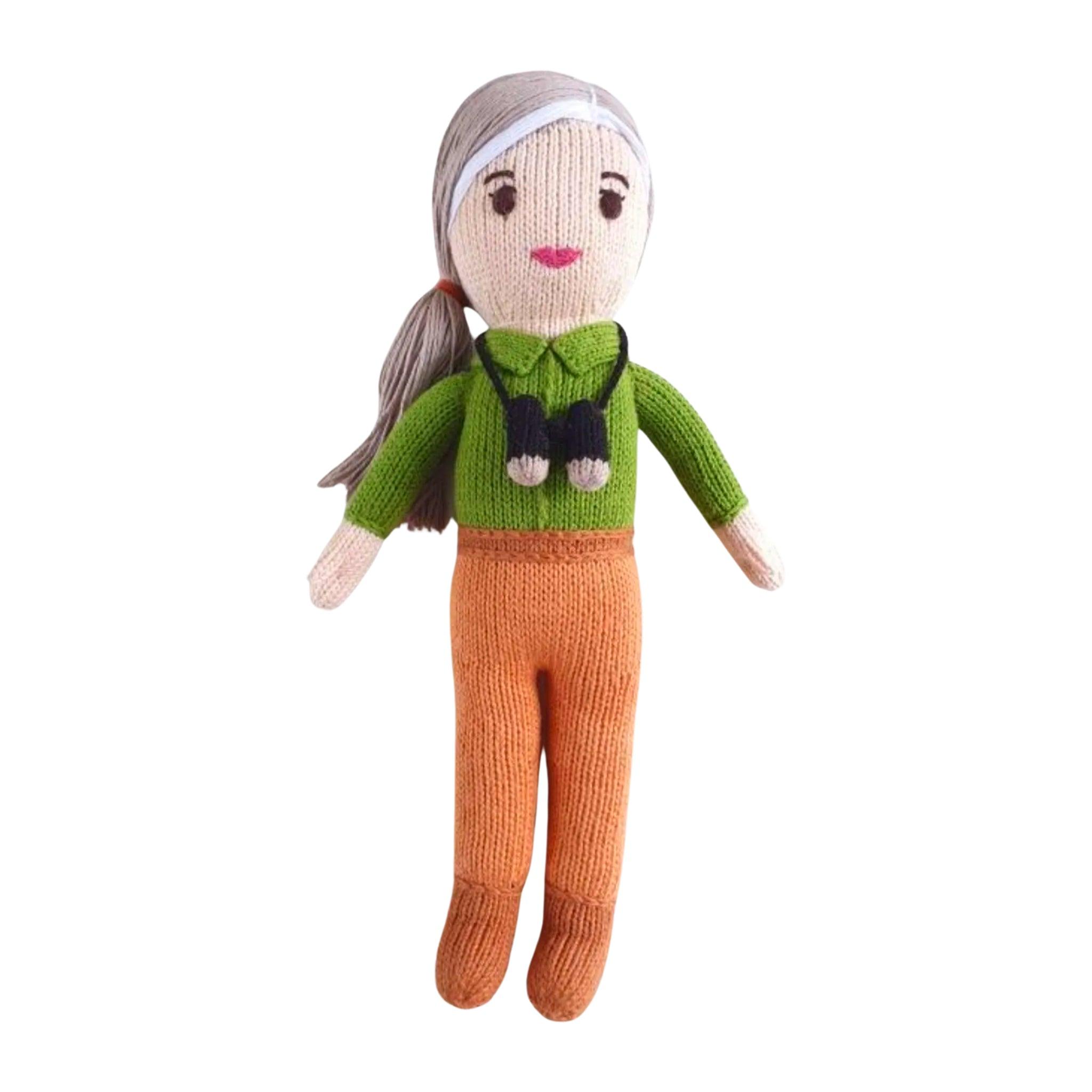 Knit Jane Goodall Doll - Why and Whale