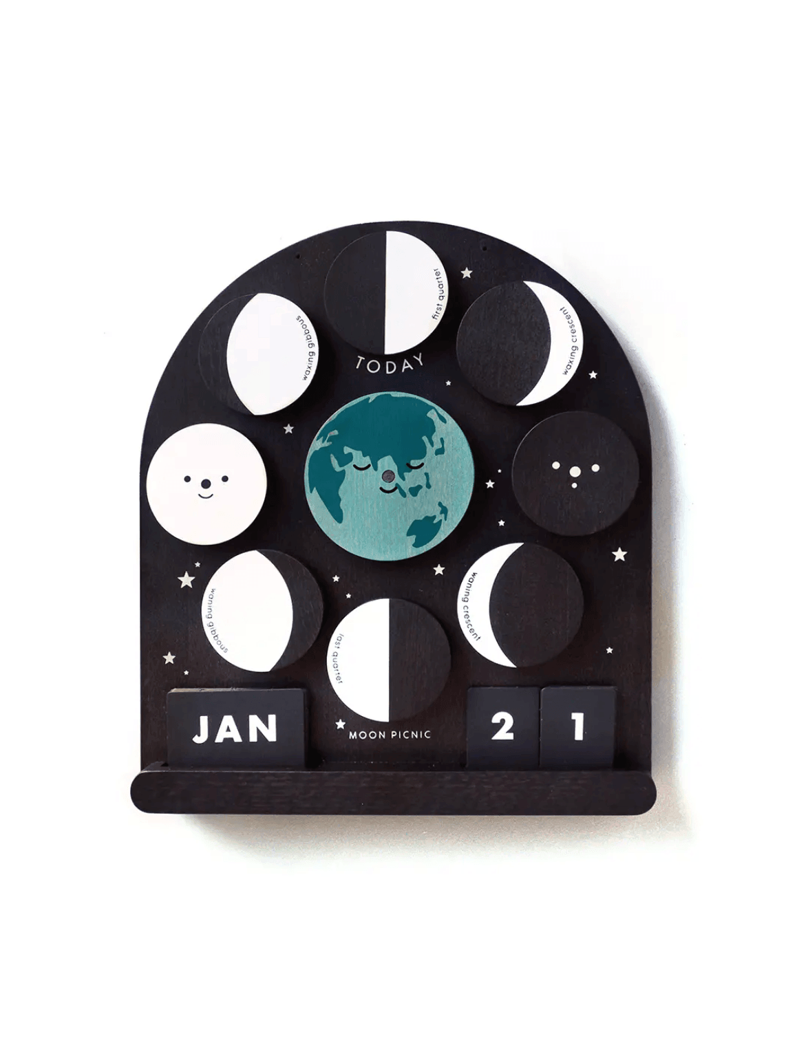 ME AND THE MOON - Moon Phase Calendar - Why and Whale