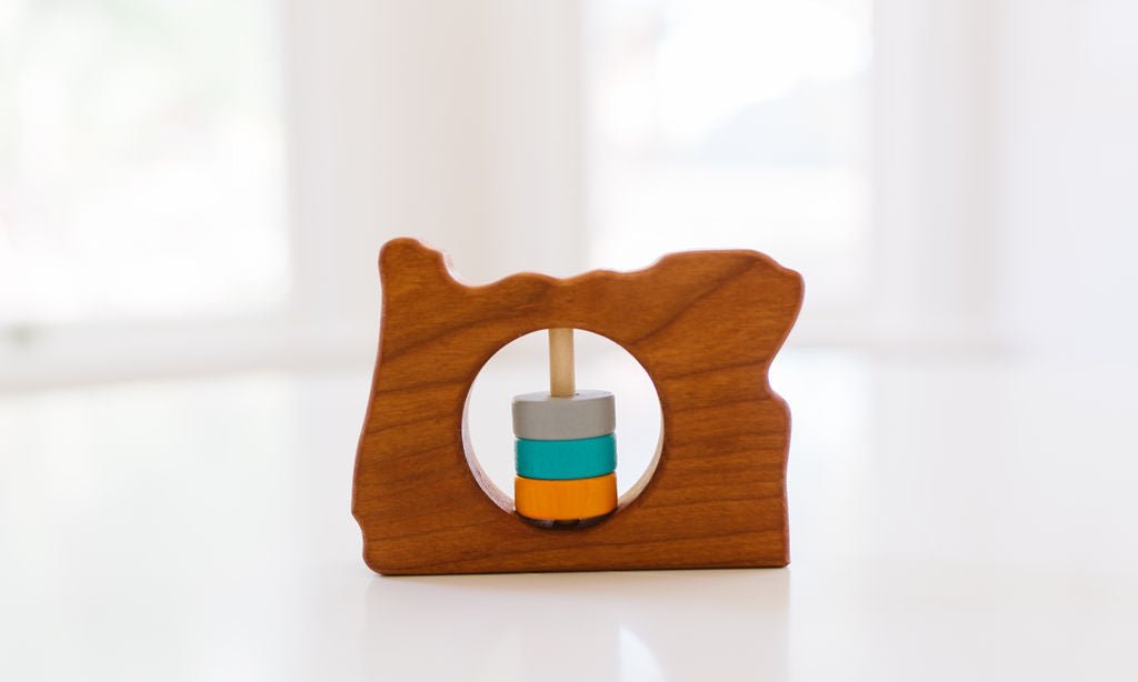 Oregon State Wooden Baby Rattle™