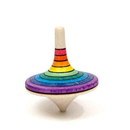 Rallye Large Spinning Top Rainbow - Why and Whale