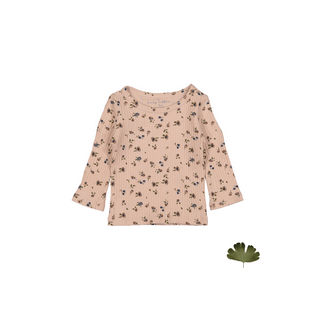 The Printed Long Sleeve Tee - Floral Blush