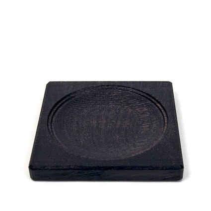 Small Plate for Spinning Tops (Ebonized) - Why and Whale