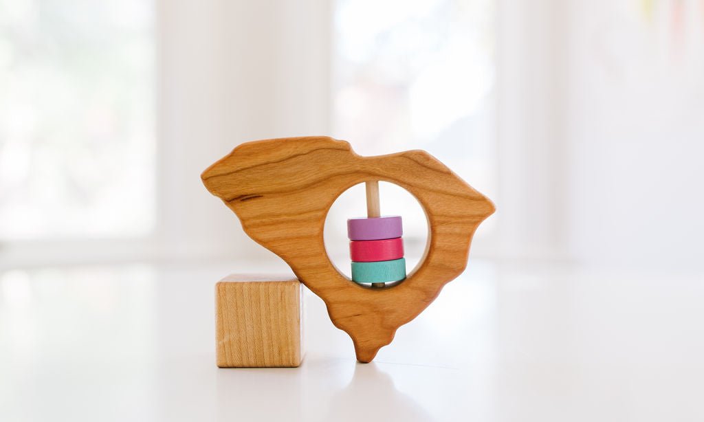South Carolina State Wooden Baby Rattle™