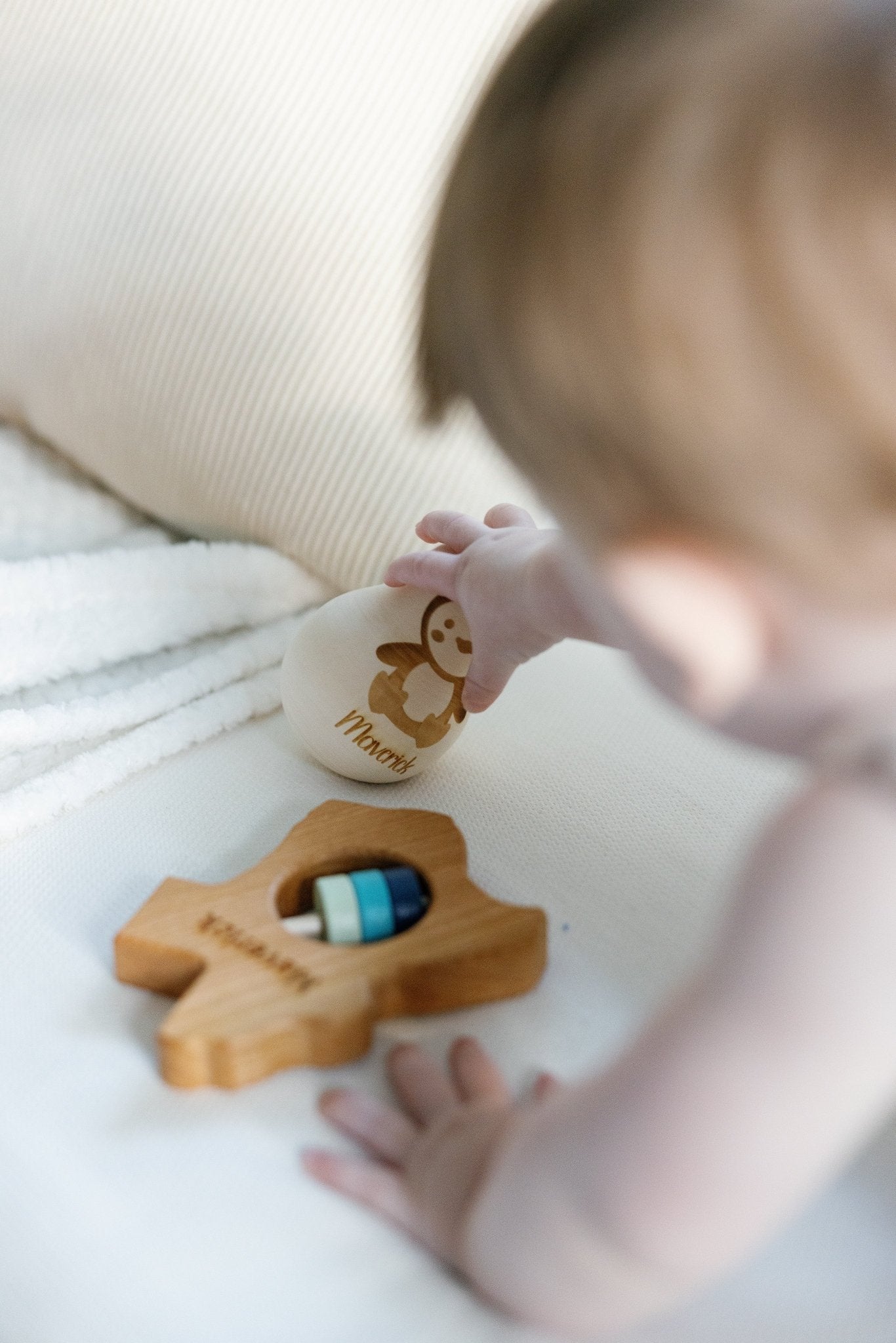 Texas State Wooden Baby Rattle™
