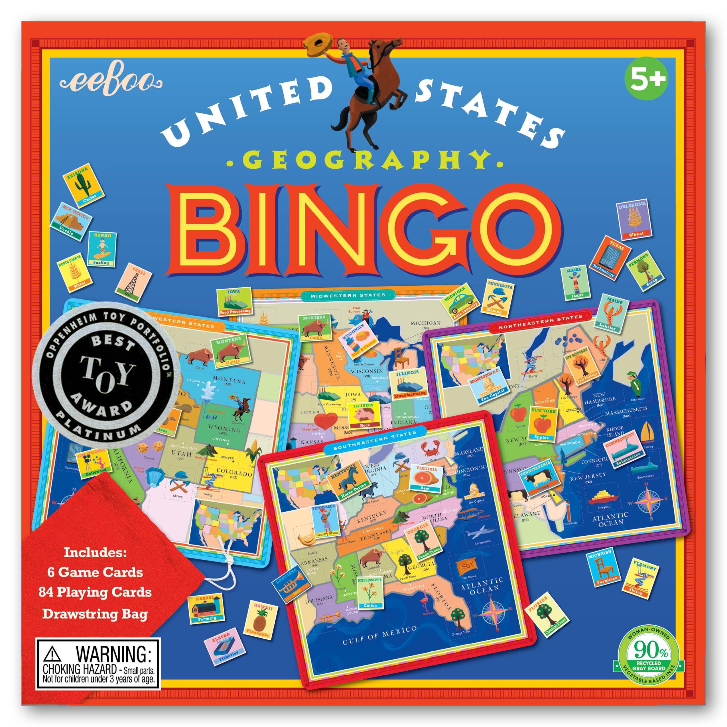 United States Bingo Game - Why and Whale