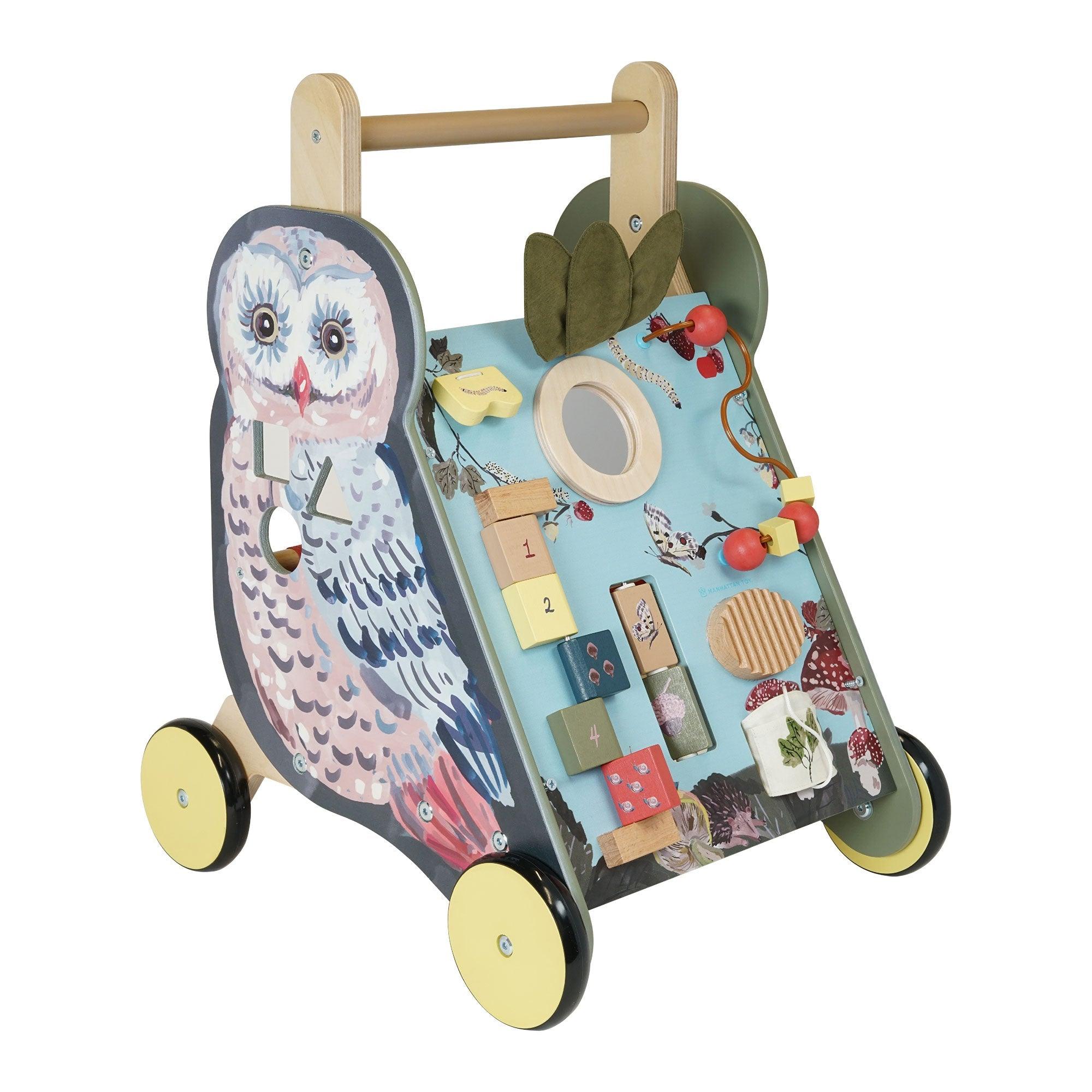 Wildwoods Owl Push-Cart - Why and Whale