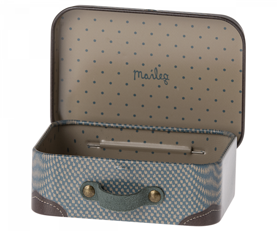 Maileg - Suitcase, Micro - Blue