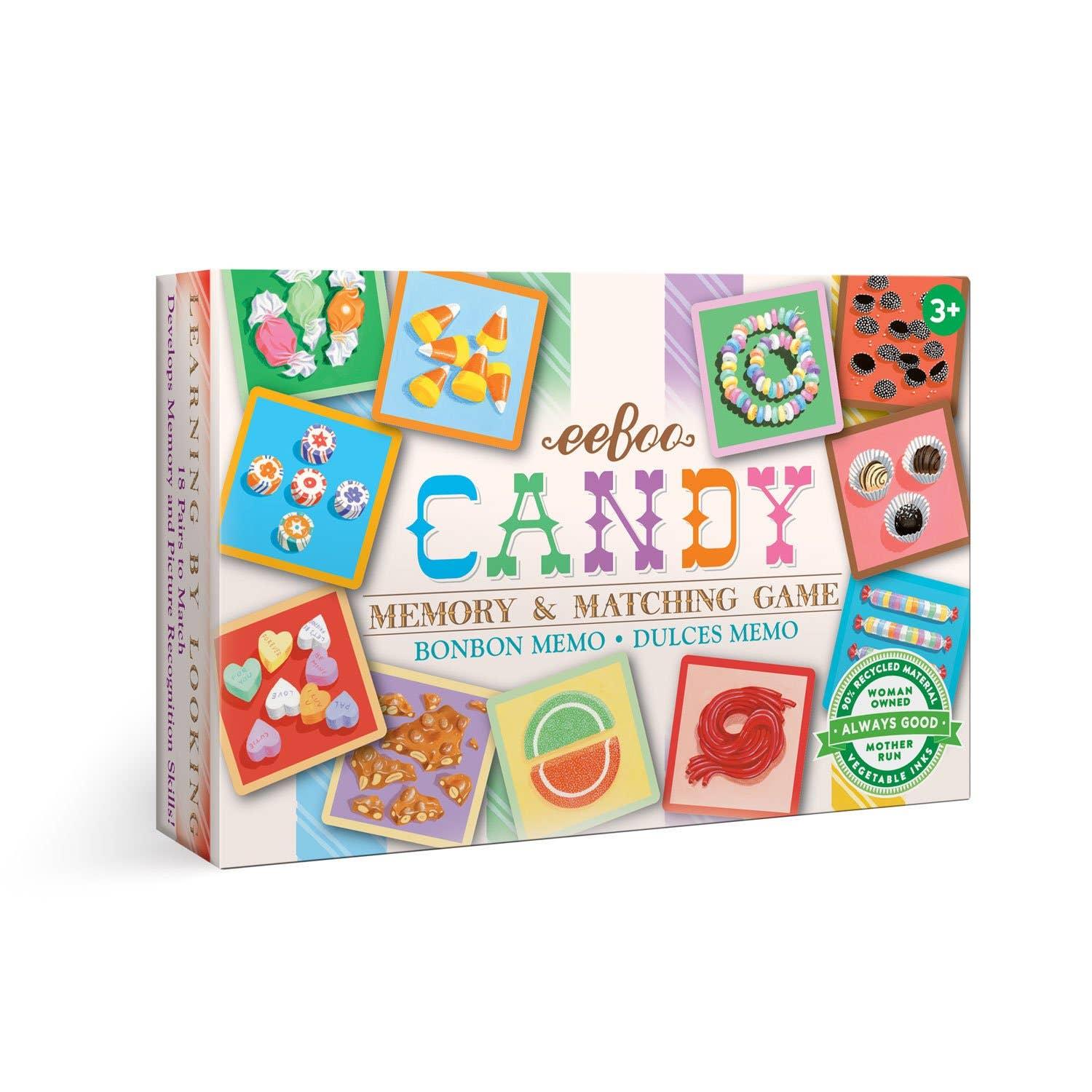 Candy Memory & Matching Game - Why and Whale