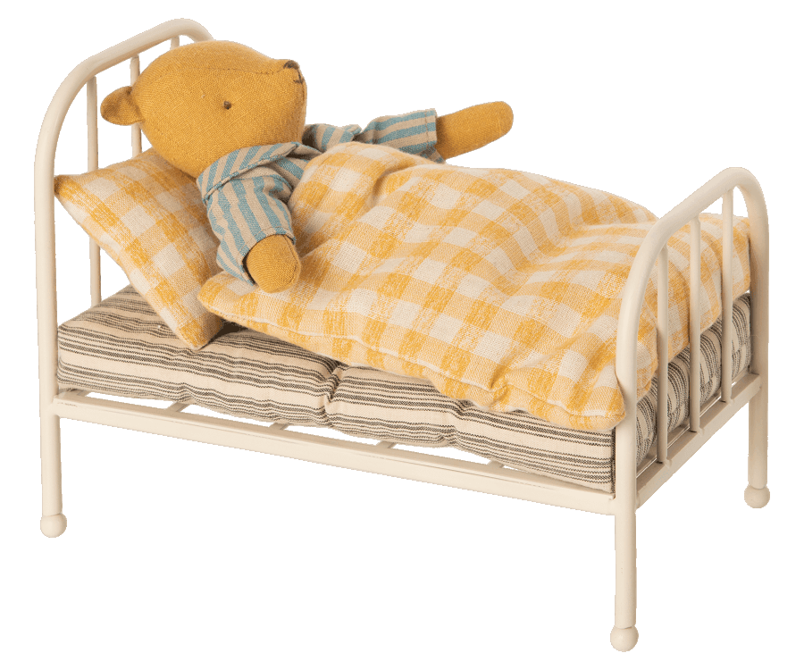 Maileg - Vintage bed, Teddy junior - Why and Whale
