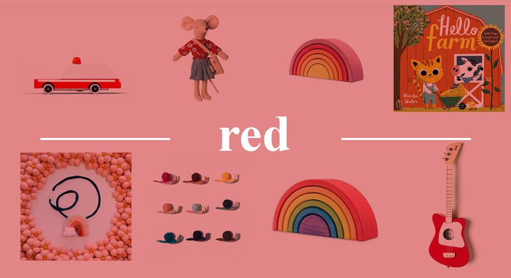 shop by color: Red - Why and Whale