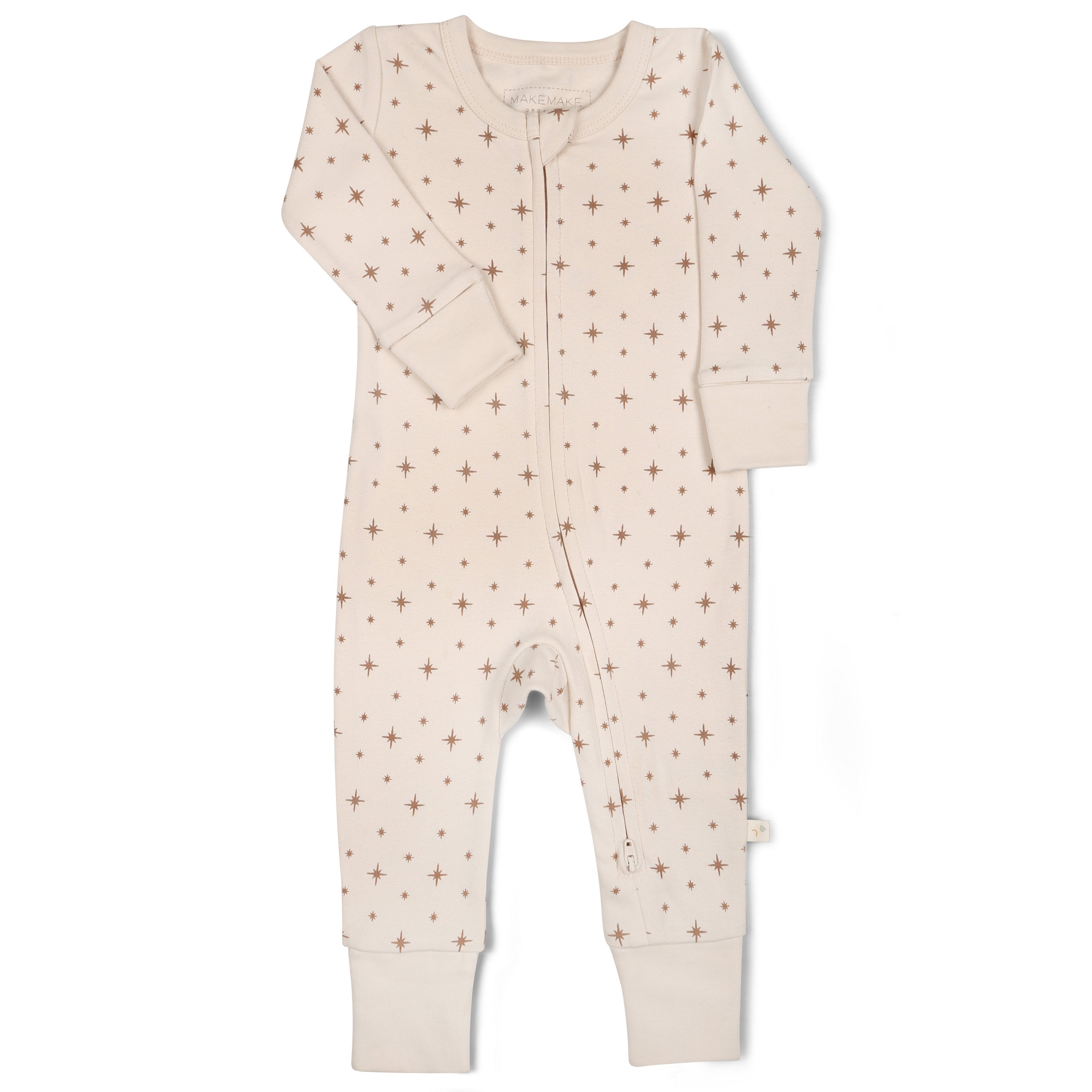 Organic 2-Way Zip Romper - North Star