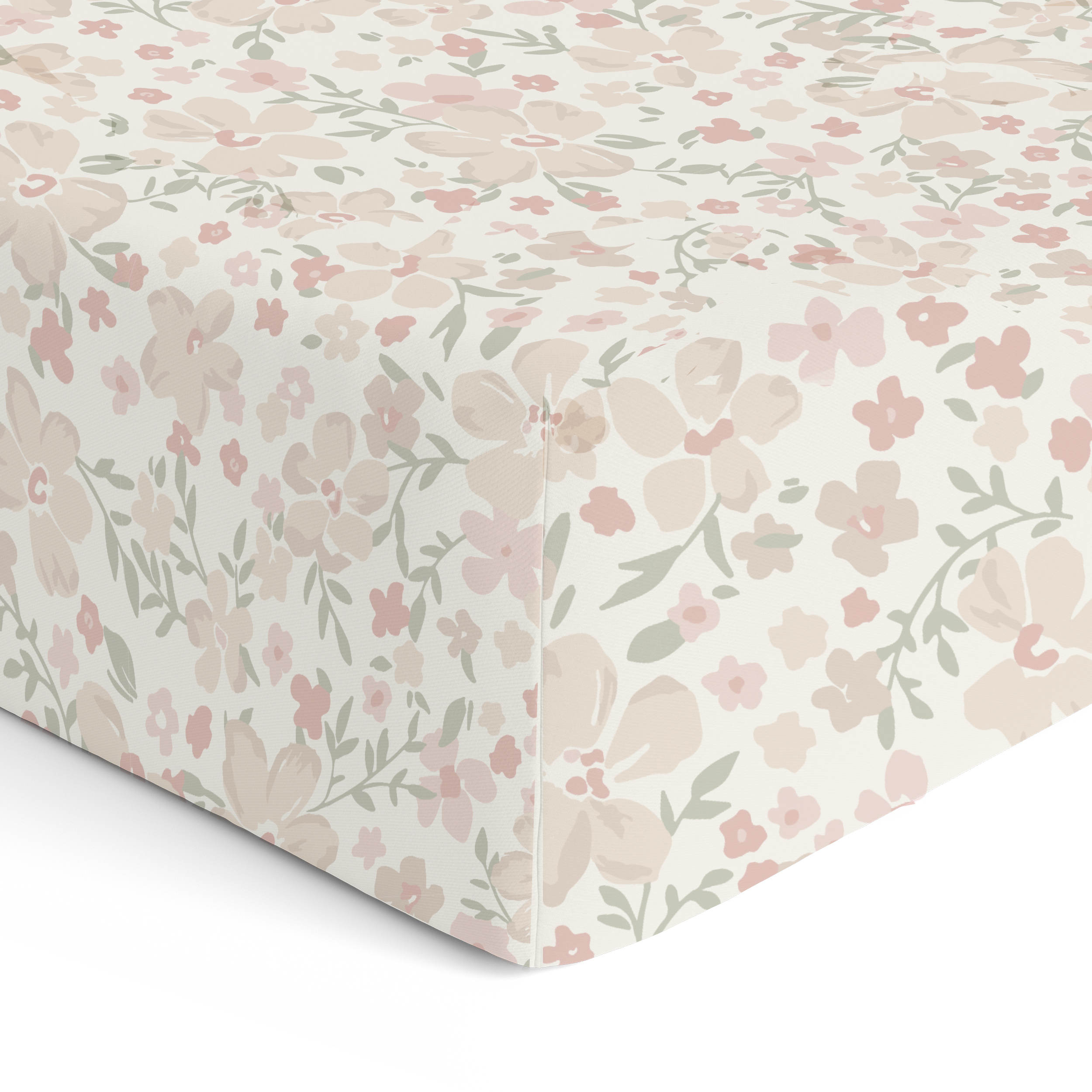 Crib Fitted Sheet with Pillowcase - Blossom