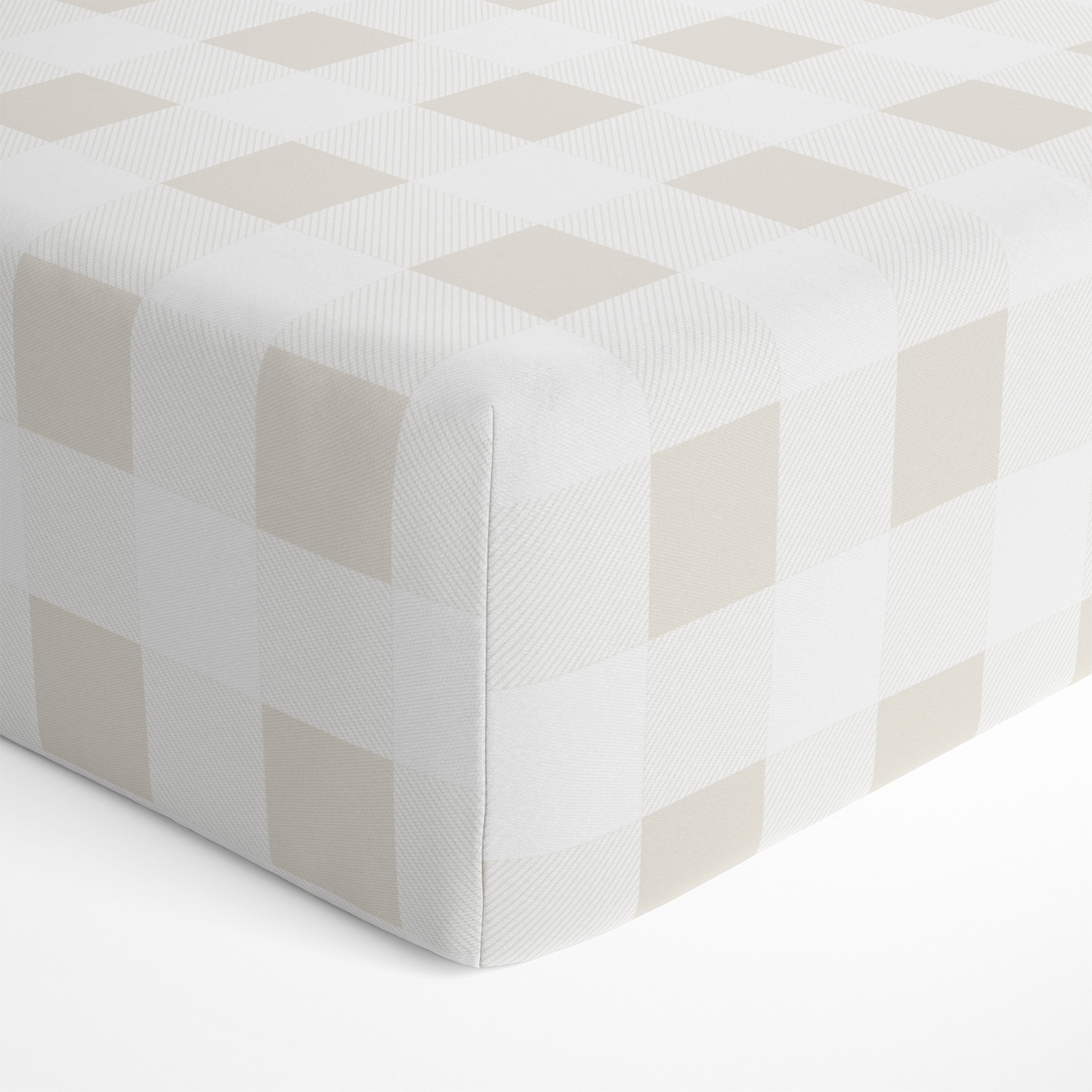 Crib Fitted Sheet with Pillowcase - Plaid