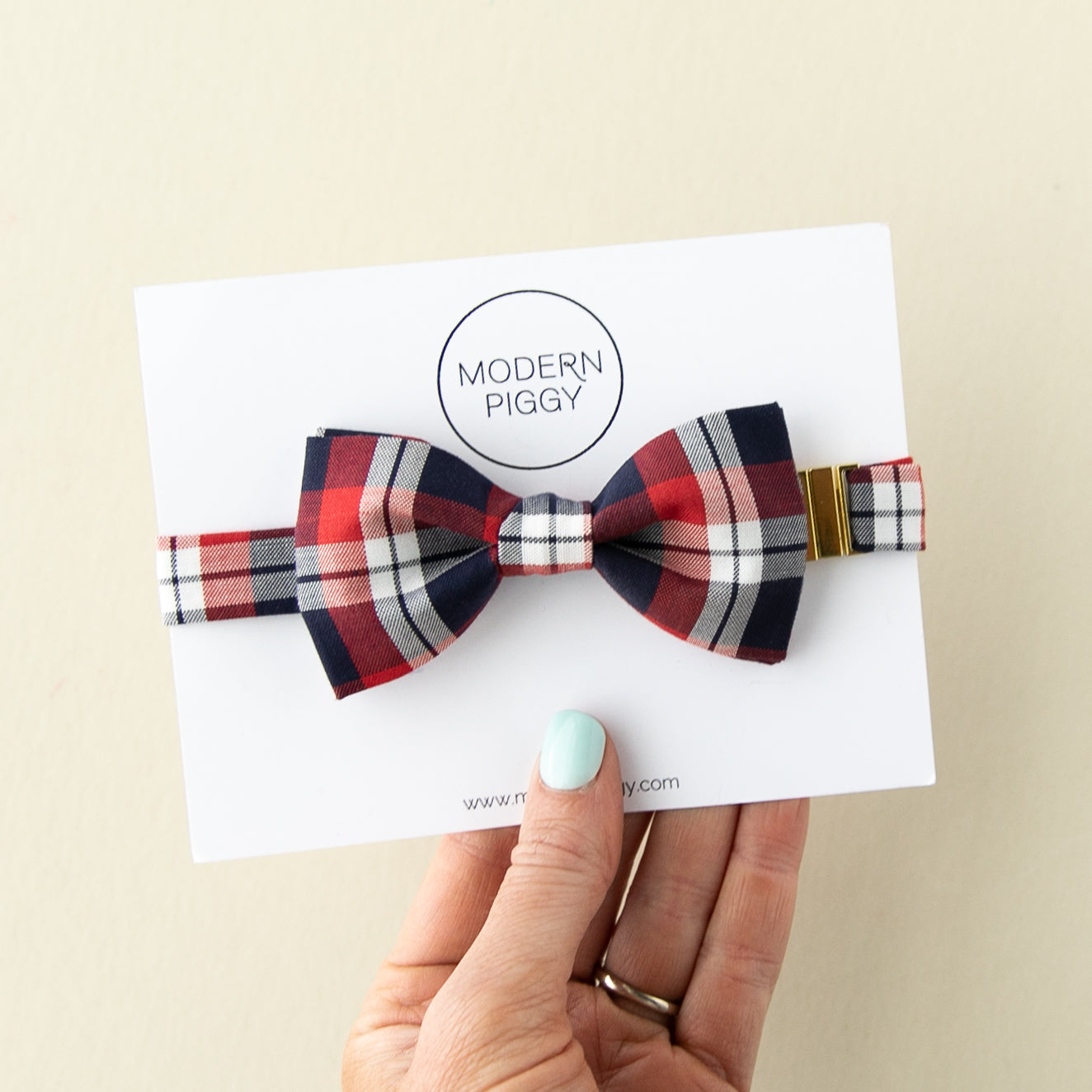 Patriotic Plaid | Bow Tie