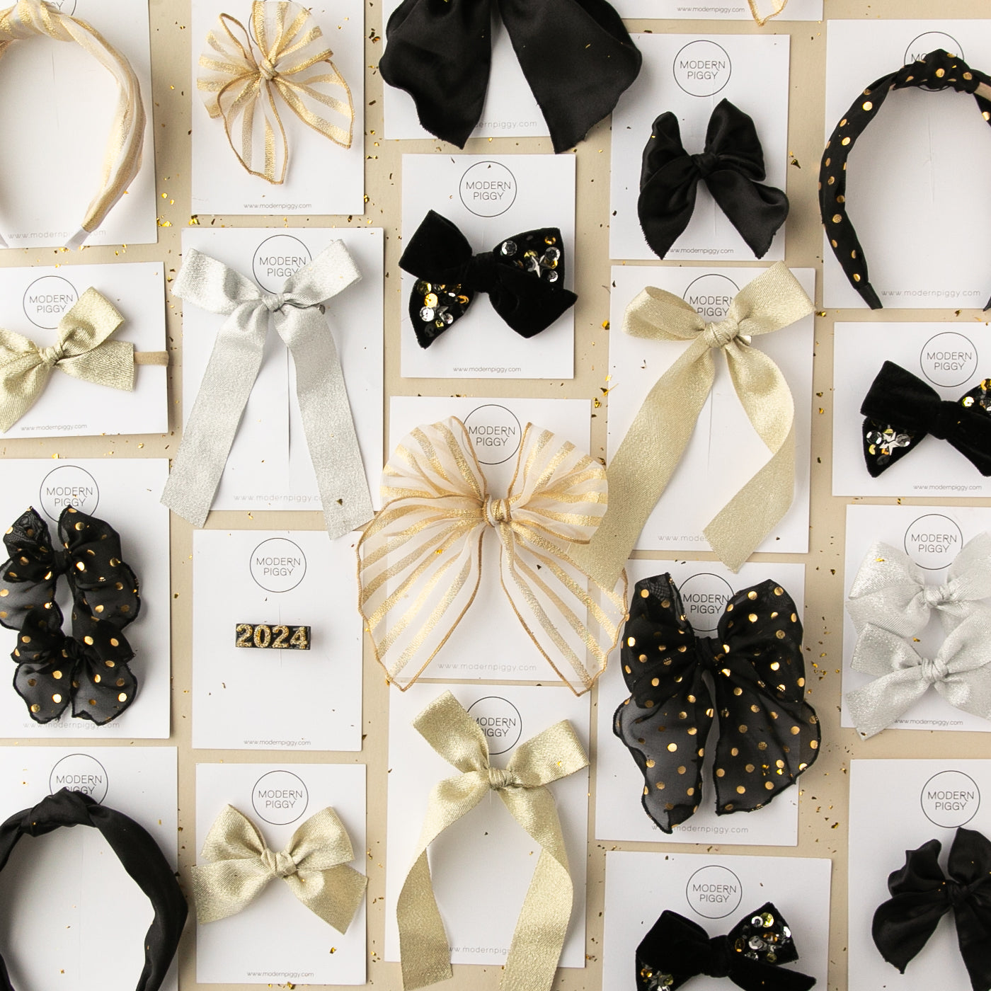 Glitz | Pigtail Set - Ribbon Bow