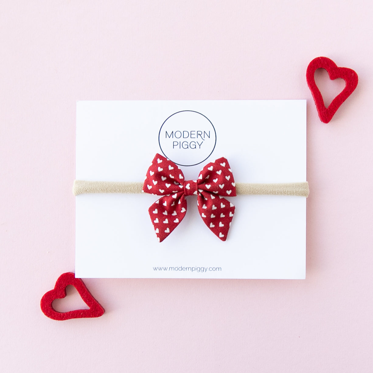 Be Mine | Mini Piggy Bow