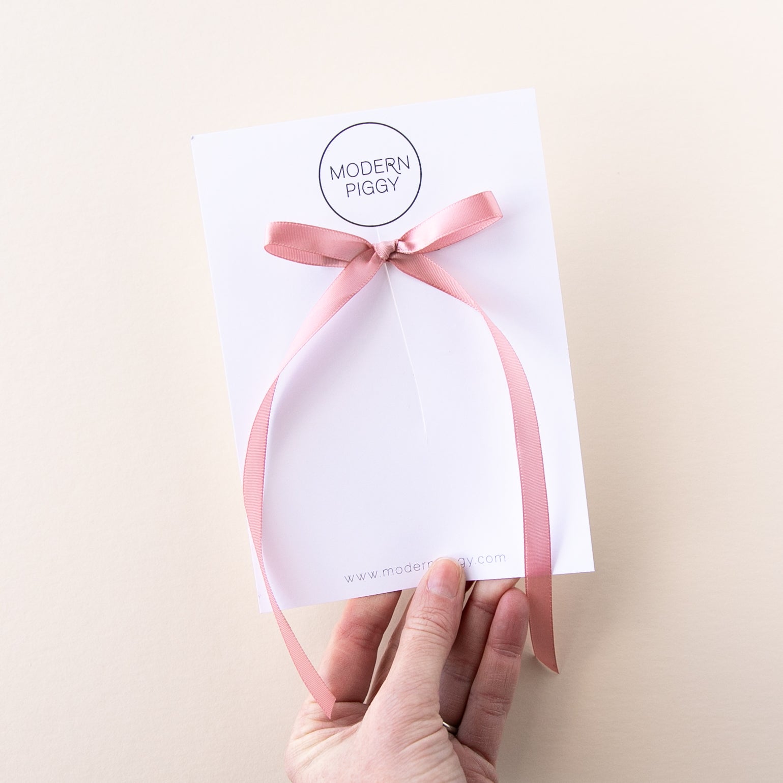 Dusty Rose | Statement Ribbon Bow