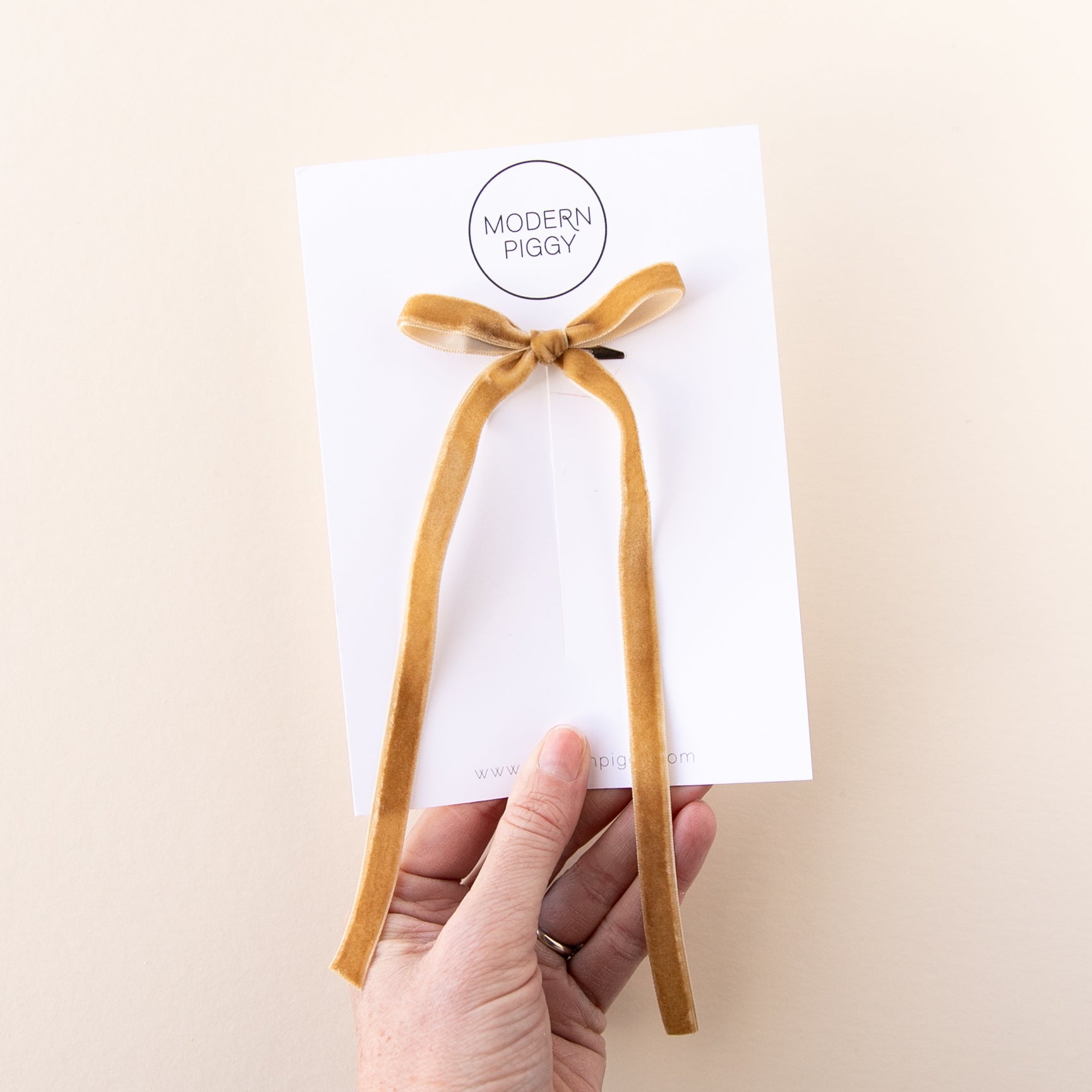 Hazelnut | Statement Ribbon Bow