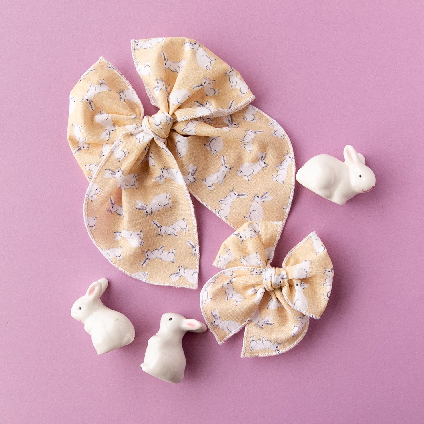 Cottontail | Pigtail Set - Petite Party Bow