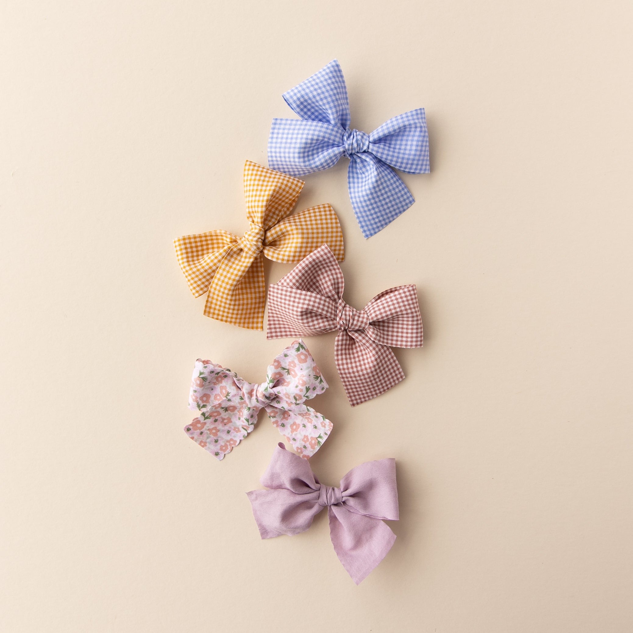 Honeycomb | Pigtail Set - Ribbon Bow