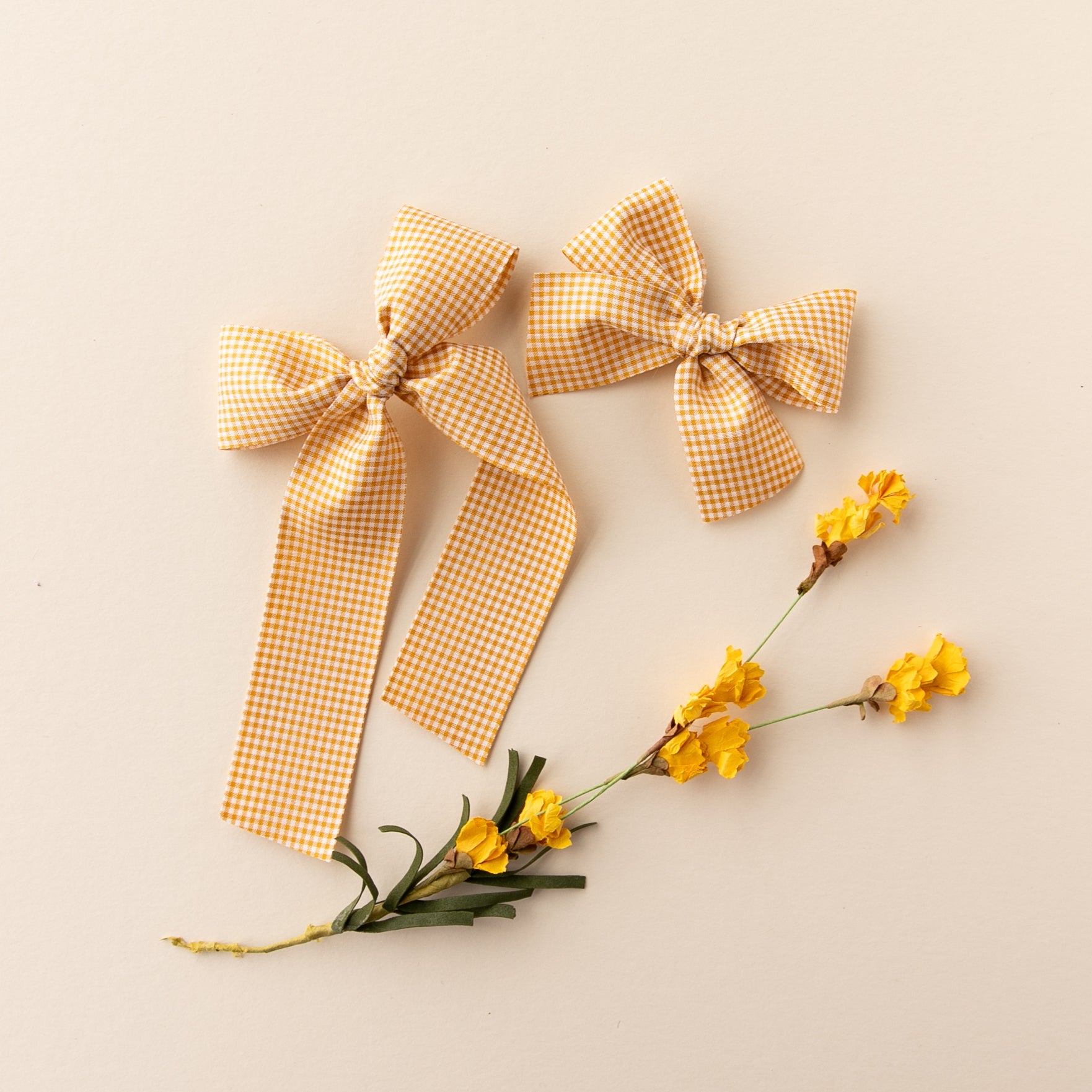 Honeycomb | Pigtail Set - Ribbon Bow