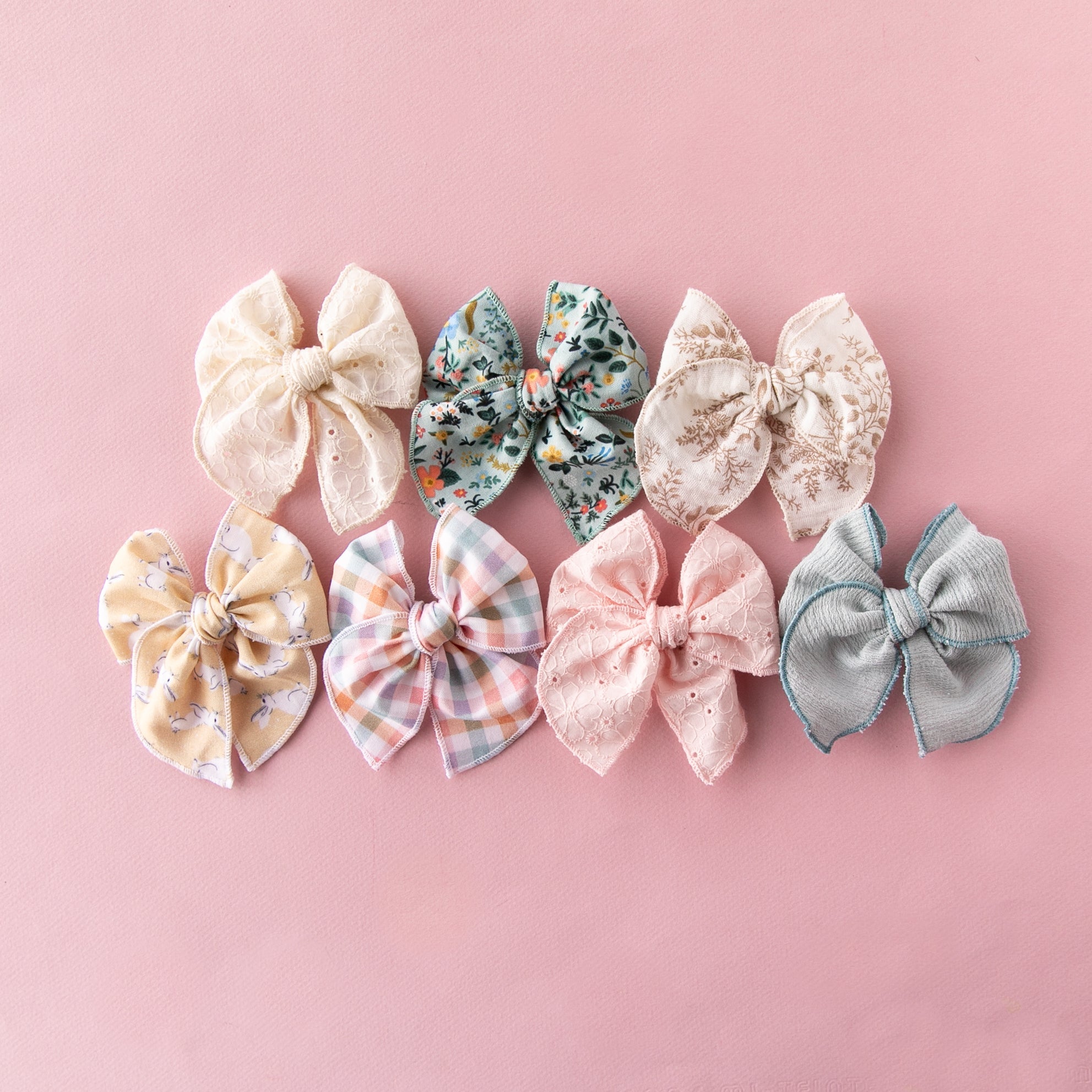 Misty Blue | Pigtail Set - Petite Party Bow