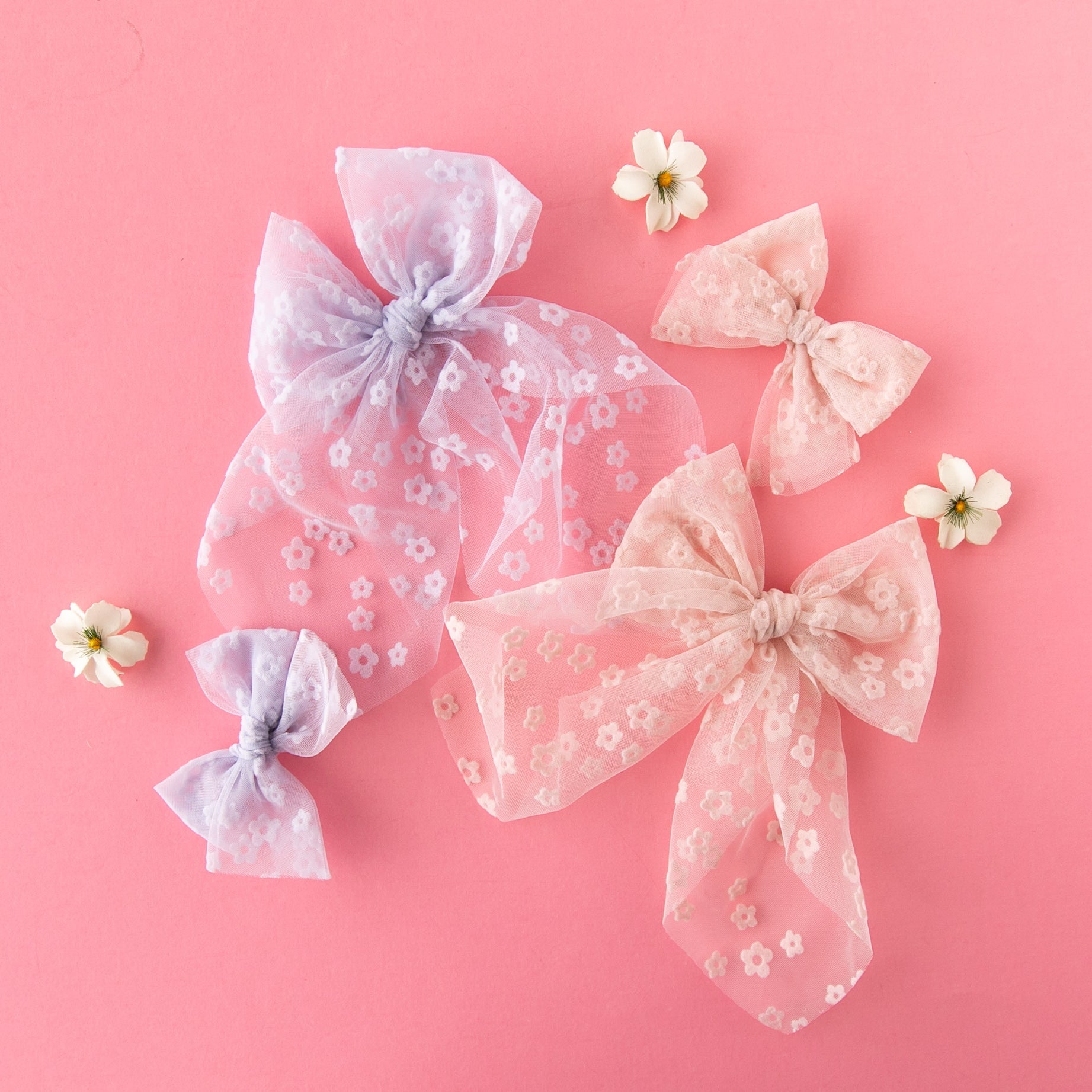 Bloom - Purple | Tulle Statement Bow