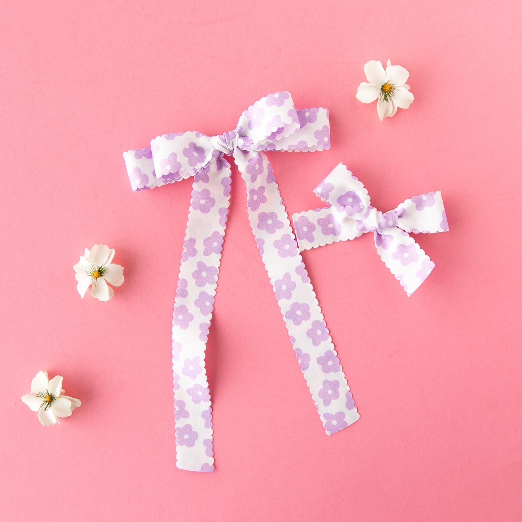 Mod Daisy - Purple | Statement Ribbon Bow