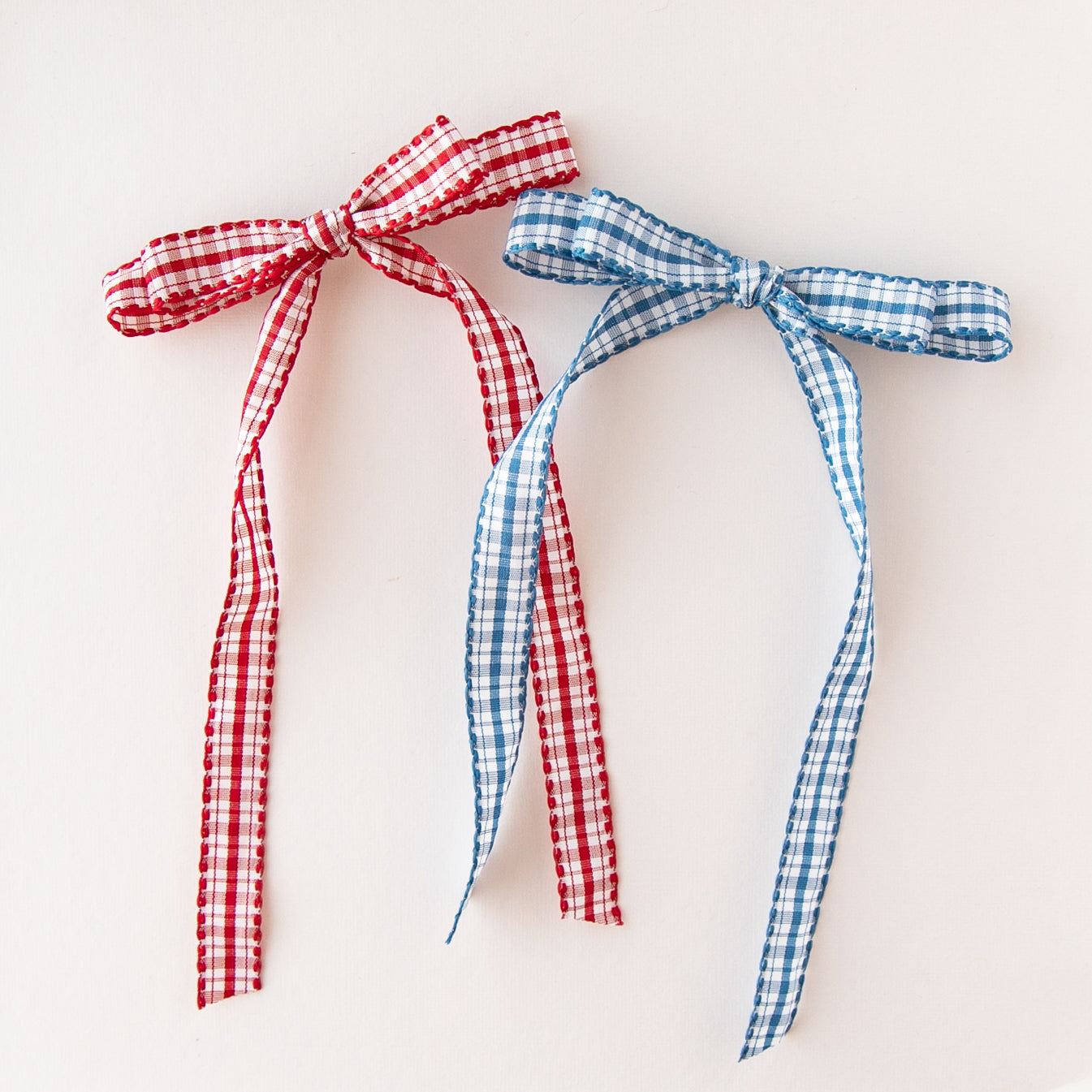 Picnic - Blue | Statement Ribbon Bow