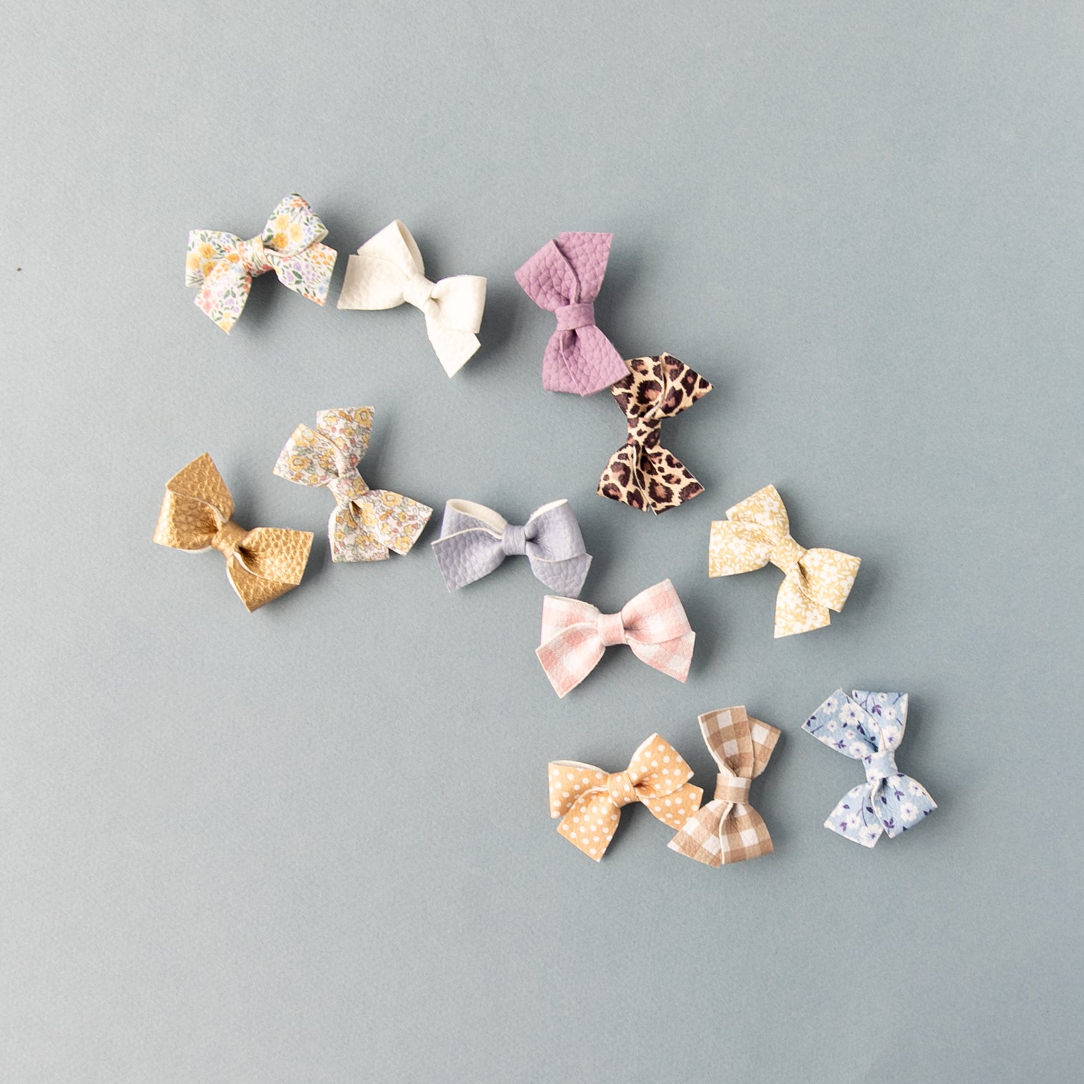 Forget Me Not | Leather Baby Bow