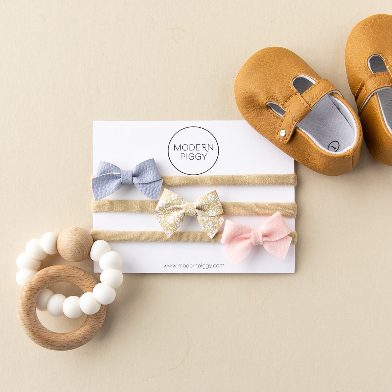 Canary | Baby Bow Set