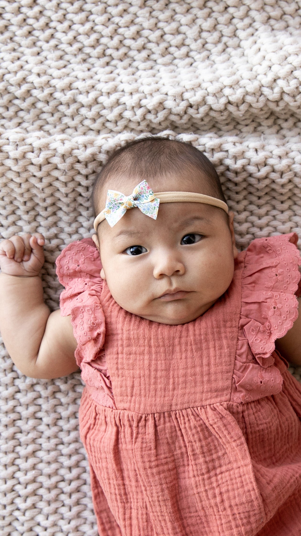 Wildflower | Leather Baby Bow