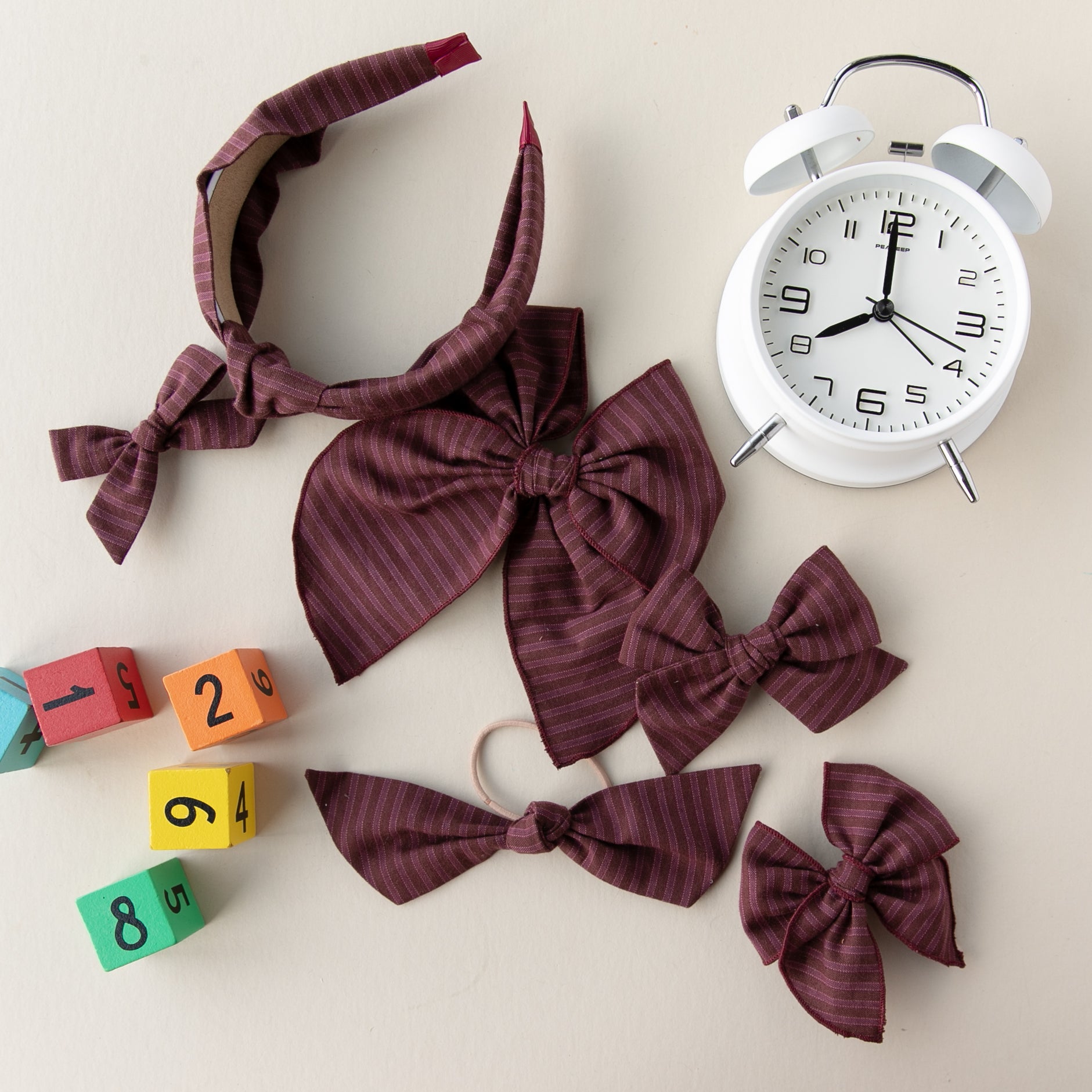 Raisin | Oversized Hand-tied Bow